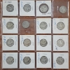 Image 2 : $5.00 Face Value in Assorted 90% Silver United States Washington Head Quarters in Binder Page