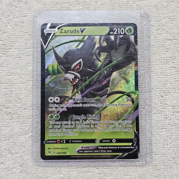 Zarude V 022/185 Rare Holo Pokémon Trading Card