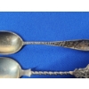 Image 5 : 3 - Vintage Sterling Silver Collectible Spoons: Chicago, Floral Twist, Yellowstone - TW: 60.8g