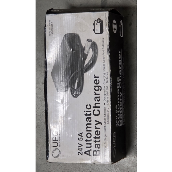 New! UPG 24 V Automatic Battery Charger 