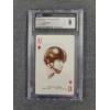 Image 1 : CGC 9 Mint 1963 Stancraft Playing Cards Eddie Price Ten of Diamonds Green Back 