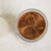 Image 2 : Uncounted Unsearched Tube of Assorted Uncirculated United States Pennies ~ Late 70's & Early 80'S!