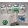 Image 1 : Vintage McKee Milk Glass/Uranium Jadeite Shakers, Oneida Salt/Pepper Shakers & More