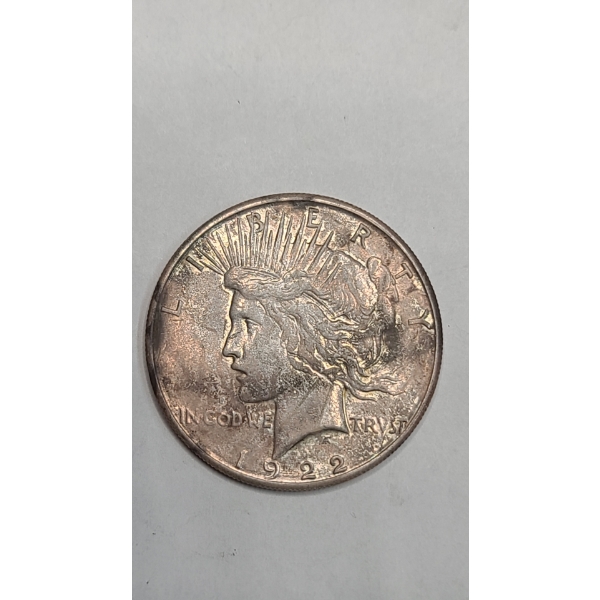 1922-S 90% Silver Peace Dollar