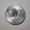 Image 2 : One Troy Ounce .999 Fine Silver Buffalo Indian Head Round Coin - Mint Condition
