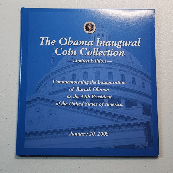 Limited Edition - The Obama Inaugural Coin Collection in Info Card w/ CoA
