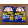 Image 1 : 2 - 1988 Fleer Baseball Wax Packs - Sealed & Mint Condition - Lots Of Rookies Possible In Packs

Top