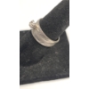 Image 2 : 10K White Gold Plumb Wedding Ring Set - Size 5 - Weight: 2.9g