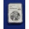 Image 1 : FIRST-YEAR 1986 American Silver Eagle NGC Graded MS 69 $1 1 oz Fine Silver
