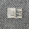 Image 1 : Two Valcambi Fine Silver 999.0 Bars Weighing 1 Gram Each ~ 2 TOTAL GRAMS .999 FINE SILVER