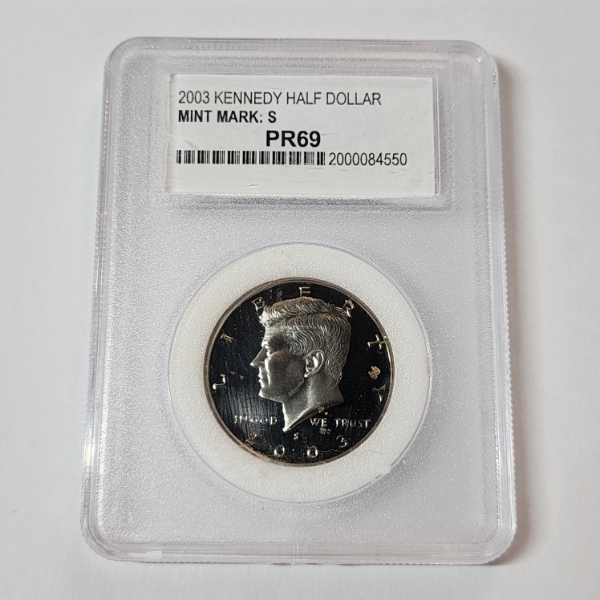 2003-S Kennedy Half Dollar - Graded by PCC PR69