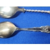 Image 7 : 3 - Vintage Sterling Silver Collectible Spoons: Chicago, Floral Twist, Yellowstone - TW: 60.8g