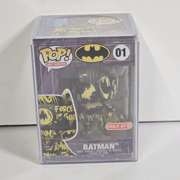 Funko Pop! Art Series #01 DC Heroes Batman Version 1 Target Exclusive Vinyl Figure With Hard Case