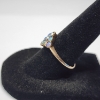 Image 2 : Antique-Style Pearl and Opal Cluster 10K Gold Ring - Size 7.5 - TW: 2.1g