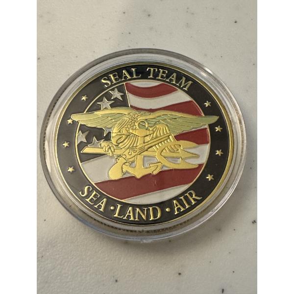 United States Navy Seal Team Limited Edition Challenge Coin - Mint Condition