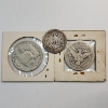 Image 5 : Three U.S. 90% Silver Coins: 1936 Quarter, 1963-D Franklin Half, & 1908-O Barber Half FV: $1.25