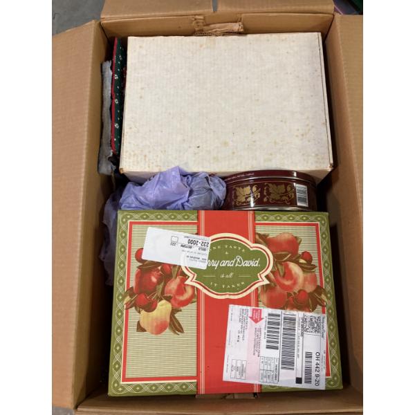 *Pick Up At Mantua Home-No Shipping Available*  Box of Christmas Decor - Ornaments - Dolls - Santa -