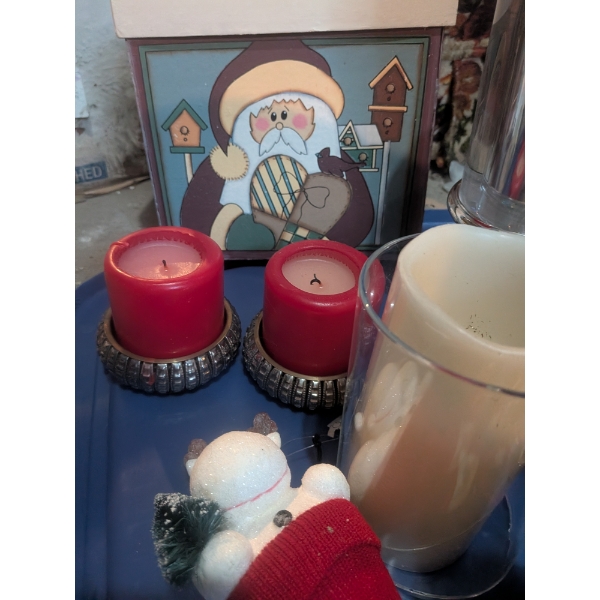 Lighted Snow Globe, Nesting Boxes, Candles, Decor, And More!