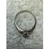Image 4 : Beautiful 14k White Gold Diamond Ring 1.8g, Ring Size 8