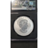 Image 4 : 2021W NGC First Day Of Issue Tailored Specimen SP 70 $5 1 OZ 9999 Fine Silver Canadian Maple Leaf