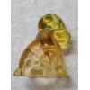 Image 2 : Degenhart Vintage Uranium Glass Dog Figurine - Autumn - UV Reactive!!!
