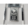 Image 4 : Rare! (Mintage: 110) The Locker Mint 1oz 999 Fine Silver Libertad Bar in Display Slab