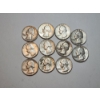 Image 1 : Lot of 11 Assorted Years Silver Quarters FV: $2.75