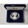 Image 1 : 2003-W U.S. Mint American Eagle PROOF One Troy Ounce .999 Fine Silver Coin ~ From West Point Mint