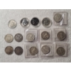 Image 1 : 15 Assorted U.S. Silver Half Dollars $7.50 Face Value- Walking Liberties. Franklins & Kennedys
