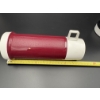 Image 5 : 2 Vintage Thermoses with lids - red & black - for hot & cold beverages