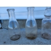 Image 2 : Lot of 7 Vintage Glass Milk Bottles