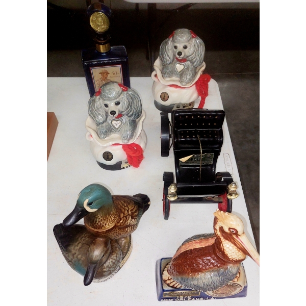 Group of 6 Collectible Liquor Bottles - All Empty - see Pics
