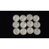 Image 3 : Assorted Years 90% Silver Mercury Dimes - Face Value: $1.20