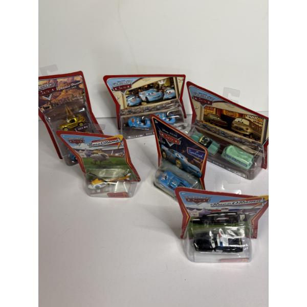 5 Cars Movie Toy Cars - Pixar - Ron Hover - Bling Bling McQueen - Axle Accelerator 