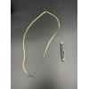 Image 2 : Costume Necklace & Pocket Folding Knife - Unclasped Necklace is 23 inches & Pocket Knife Unfolded is