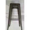 Image 2 : Stylish Gun Metal Color 30'' Metal Handle Seat Stool In Great Condition! 330LB Weight Limit 