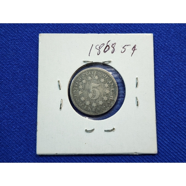 United States 1868 Sheild Nickel