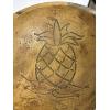 Image 8 : Antique Kitchen Items - Pineapple Wooden Carved Bowl - Meat Tenderizer - Muffin Tray Pillsbury