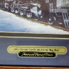 Image 5 : Two Nice Framed Railroad Photographs Including 1941 Union Pacific (4-8-8-4) "Big Boy" ~ TRAINS!