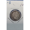 Image 2 : United States 1916-S 90% Silver Barber Dime - Great Condition