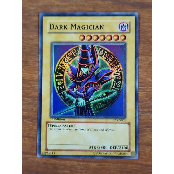 Vintage Holo Dark Magician SYE-001 Yu-Gi-Oh Trading Card - NM TO LP CONDITION