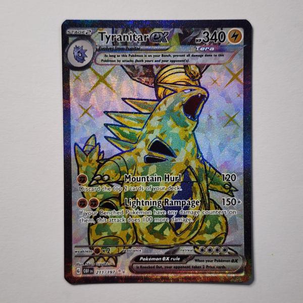 Tyranitar EX 211/197 Holo Ultra Rare Pokemon Trading Card 