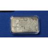 Image 2 : All-Chips 1 Troy Ounce .999 Fine Silver Bar With Antique Finish- Gangster Scrooge Bang Bang Vegas