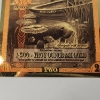 Image 3 : 2025 Florida 2 Goldback *Alpha Series* Fortitudo 1/500th oz 24K Gold Foil Note