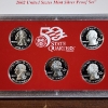 Image 4 : United States Mint 2002 Silver Proof Set Featuring ASW of 1.338 Troy Ounces ~ In Original Packaging 