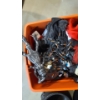 Image 3 : Large Tote Of Assorted Halloween Decor & Costumes 