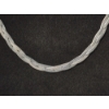 Image 7 : Sterling Silver: Braided 16" Necklace, 18" Chain, Ring with Blue Stone Size 7.5, Whale Tail Pendant