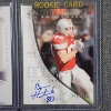 Image 4 : Four Upper Deck AUTOGRAPHED Indianapolis Colts NUMBERED Rookie Football Trading Cards