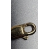 Image 3 : 14K Gold Women's Bracelet With Heart Shapes And Purple & White Stones- Weight: 4.2g