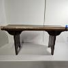 Image 2 : Antique Primitive Pine Nantucket Meetinghouse Bench (36x17)